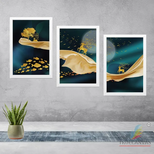 White__Abstract_Canvas_Painting_Set_Of_3_Wall_Hanging_Frame_|_For_Home,_Living_Room_Gallery_&_Office,_White,_Size_13.50_X_19.50_Inch,_Sf008