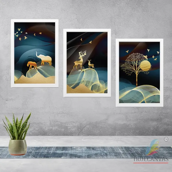White__Abstract_Canvas_Painting_Set_Of_3_Wall_Hanging_Frame_|_For_Home,_Living_Room_Gallery_&_Office,_White,_Size_13.50_X_19.50_Inch,_Sf011