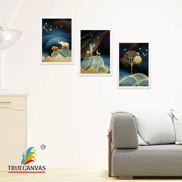 White__Abstract_Canvas_Painting_Set_Of_3_Wall_Hanging_Frame_|_For_Home,_Living_Room_Gallery_&_Office,_White,_Size_13.50_X_19.50_Inch,_Sf011