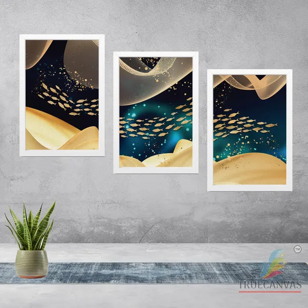 White__Abstract_Canvas_Painting_Set_Of_3_Wall_Hanging_Frame_|_For_Home,_Living_Room_Gallery_&_Office,_White,_Size_13.50_X_19.50_Inch,_Sf012