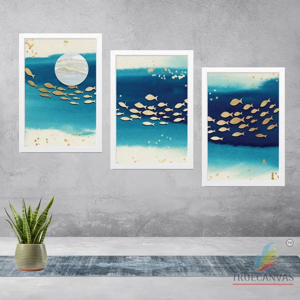 White__Abstract_Canvas_Painting_Set_Of_3_Wall_Hanging_Frame_|_For_Home,_Living_Room_Gallery_&_Office,_White,_Size_13.50_X_19.50_Inch,_Sf015