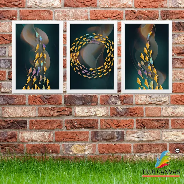 White__Abstract_Canvas_Painting_Set_Of_3_Wall_Hanging_Frame_|_For_Home,_Living_Room_Gallery_&_Office,_White,_Size_13.50_X_19.50_Inch,_Sf017