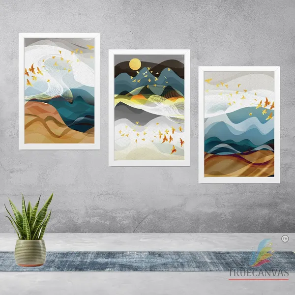 White__Abstract_Canvas_Painting_Set_Of_3_Wall_Hanging_Frame_|_For_Home,_Living_Room_Gallery_&_Office,_White,_Size_13.50_X_19.50_Inch,_Sf021
