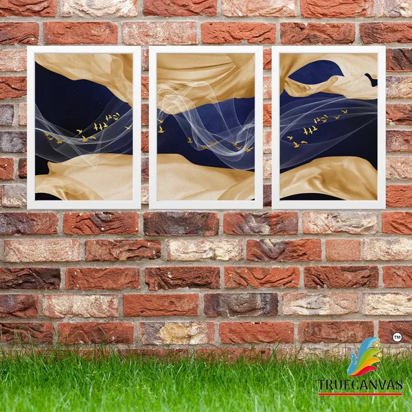 White__Abstract_Canvas_Painting_Set_Of_3_Wall_Hanging_Frame_|_For_Home,_Living_Room_Gallery_&_Office,_White,_Size_13.50_X_19.50_Inch,_Sf023