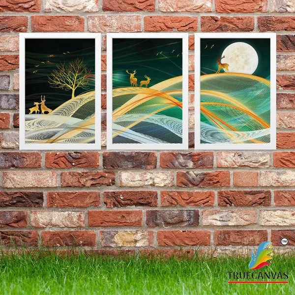 White__Abstract_Canvas_Painting_Set_Of_3_Wall_Hanging_Frame_|_For_Home,_Living_Room_Gallery_&_Office,_White,_Size_13.50_X_19.50_Inch,_Sf026