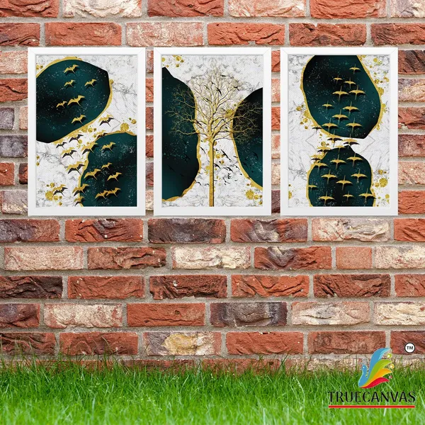 White__Abstract_Canvas_Painting_Set_Of_3_Wall_Hanging_Frame_|_For_Home,_Living_Room_Gallery_&_Office,_White,_Size_13.50_X_19.50_Inch,_Sf033