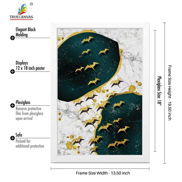 White__Abstract_Canvas_Painting_Set_Of_3_Wall_Hanging_Frame_|_For_Home,_Living_Room_Gallery_&_Office,_White,_Size_13.50_X_19.50_Inch,_Sf033
