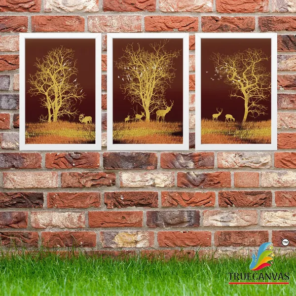 White__Abstract_Canvas_Painting_Set_Of_3_Wall_Hanging_Frame_|_For_Home,_Living_Room_Gallery_&_Office,_White,_Size_13.50_X_19.50_Inch,_Sf038