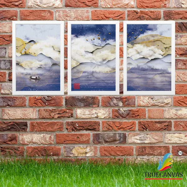 White__Abstract_Canvas_Painting_Set_Of_3_Wall_Hanging_Frame_|_For_Home,_Living_Room_Gallery_&_Office,_White,_Size_13.50_X_19.50_Inch,_Sf039