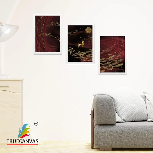 White__Abstract_Canvas_Painting_Set_Of_3_Wall_Hanging_Frame_|_For_Home,_Living_Room_Gallery_&_Office,_White,_Size_13.50_X_19.50_Inch,_Sf043