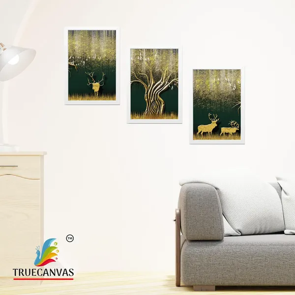 White__Abstract_Canvas_Painting_Set_Of_3_Wall_Hanging_Frame_|_For_Home,_Living_Room_Gallery_&_Office,_White,_Size_13.50_X_19.50_Inch,_Sf047
