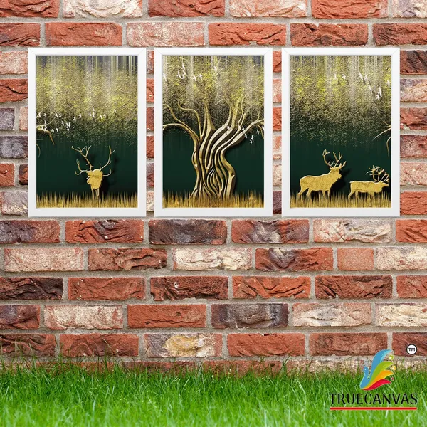 White__Abstract_Canvas_Painting_Set_Of_3_Wall_Hanging_Frame_|_For_Home,_Living_Room_Gallery_&_Office,_White,_Size_13.50_X_19.50_Inch,_Sf047