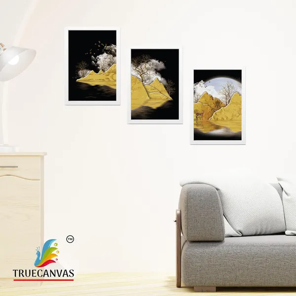 White__Abstract_Canvas_Painting_Set_Of_3_Wall_Hanging_Frame_|_For_Home,_Living_Room_Gallery_&_Office,_White,_Size_13.50_X_19.50_Inch,_Sf050