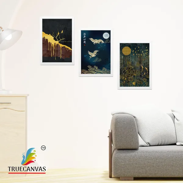 White__Abstract_Canvas_Painting_Set_Of_3_Wall_Hanging_Frame_|_For_Home,_Living_Room_Gallery_&_Office,_White,_Size_13.50_X_19.50_Inch,_Sf051