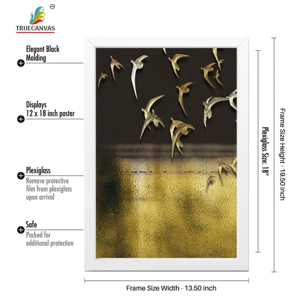 White__Abstract_Canvas_Painting_Set_Of_3_Wall_Hanging_Frame_|_For_Home,_Living_Room_Gallery_&_Office,_White,_Size_13.50_X_19.50_Inch,_Sf056