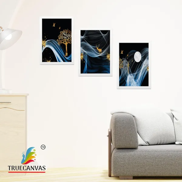White__Abstract_Canvas_Painting_Set_Of_3_Wall_Hanging_Frame_|_For_Home,_Living_Room_Gallery_&_Office,_White,_Size_13.50_X_19.50_Inch,_Sf057