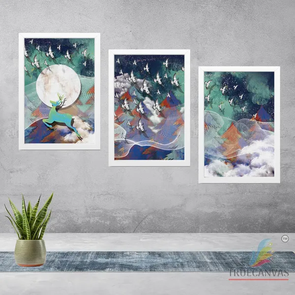 White__Abstract_Canvas_Painting_Set_Of_3_Wall_Hanging_Frame_|_For_Home,_Living_Room_Gallery_&_Office,_White,_Size_13.50_X_19.50_Inch,_Sf065