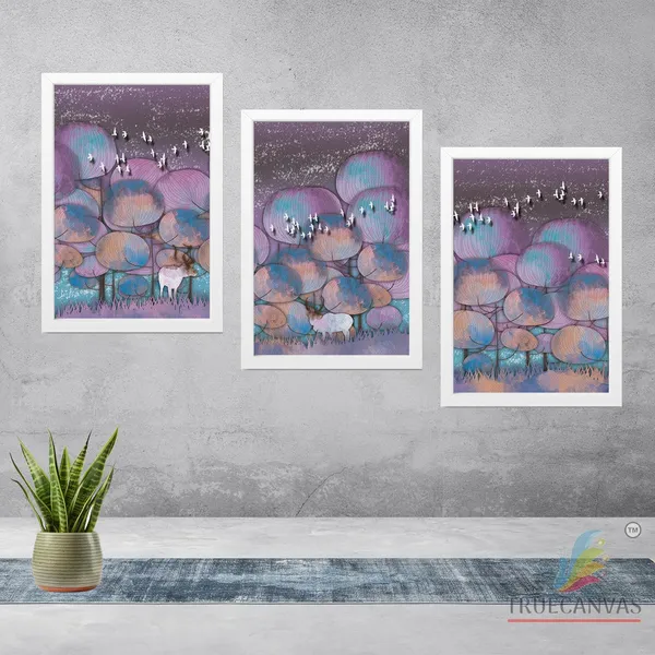 White__Abstract_Canvas_Painting_Set_Of_3_Wall_Hanging_Frame_|_For_Home,_Living_Room_Gallery_&_Office,_White,_Size_13.50_X_19.50_Inch,_Sf066