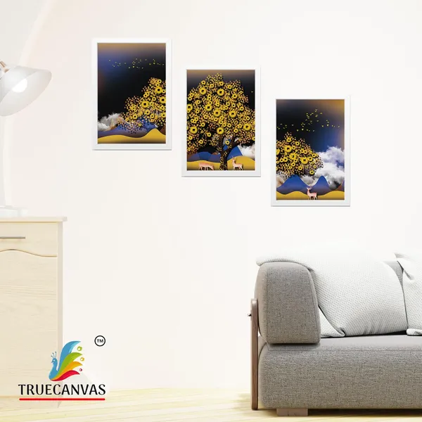 White__Abstract_Canvas_Painting_Set_Of_3_Wall_Hanging_Frame_|_For_Home,_Living_Room_Gallery_&_Office,_White,_Size_13.50_X_19.50_Inch,_Sf070