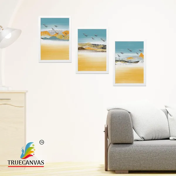 White__Abstract_Canvas_Painting_Set_Of_3_Wall_Hanging_Frame_|_For_Home,_Living_Room_Gallery_&_Office,_White,_Size_13.50_X_19.50_Inch,_Sf073