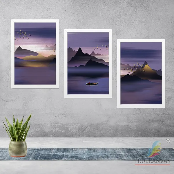 White__Abstract_Canvas_Painting_Set_Of_3_Wall_Hanging_Frame_|_For_Home,_Living_Room_Gallery_&_Office,_White,_Size_13.50_X_19.50_Inch,_Sf077