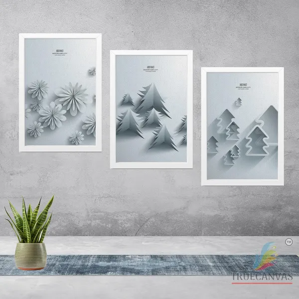 White__Abstract_Canvas_Painting_Set_Of_3_Wall_Hanging_Frame_|_For_Home,_Living_Room_Gallery_&_Office,_White,_Size_13.50_X_19.50_Inch,_Sf078