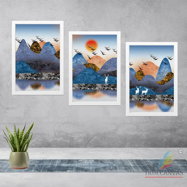 White__Abstract_Canvas_Painting_Set_Of_3_Wall_Hanging_Frame_|_For_Home,_Living_Room_Gallery_&_Office,_White,_Size_13.50_X_19.50_Inch,_Sf079
