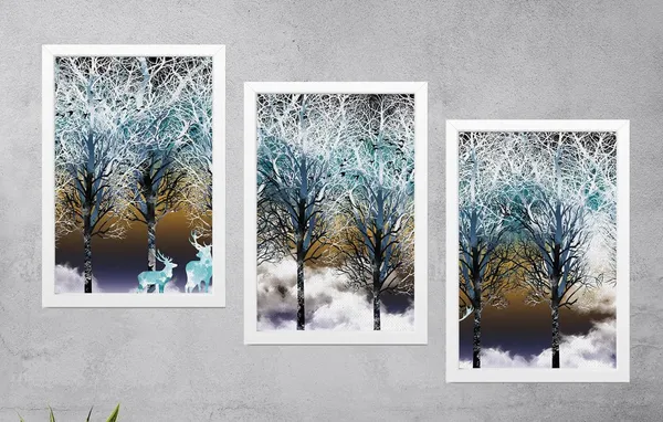 White__Abstract_Canvas_Painting_Set_Of_3_Wall_Hanging_Frame_|_For_Home,_Living_Room_Gallery_&_Office,_White,_Size_13.50_X_19.50_Inch,_Sf083