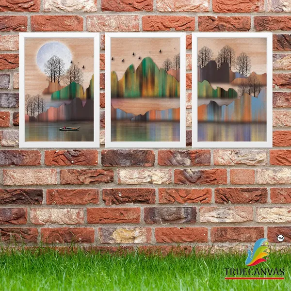 White__Abstract_Canvas_Painting_Set_Of_3_Wall_Hanging_Frame_|_For_Home,_Living_Room_Gallery_&_Office,_White,_Size_13.50_X_19.50_Inch,_Sf084