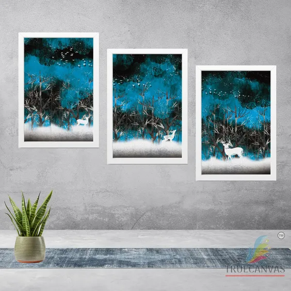 White__Abstract_Canvas_Painting_Set_Of_3_Wall_Hanging_Frame_|_For_Home,_Living_Room_Gallery_&_Office,_White,_Size_13.50_X_19.50_Inch,_Sf091