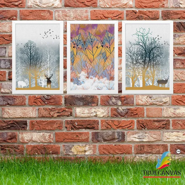 White__Abstract_Canvas_Painting_Set_Of_3_Wall_Hanging_Frame_|_For_Home,_Living_Room_Gallery_&_Office,_White,_Size_13.50_X_19.50_Inch,_Sf092