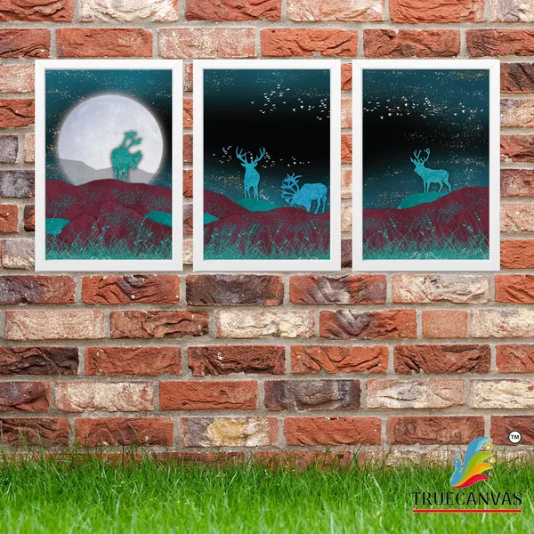 White__Abstract_Canvas_Painting_Set_Of_3_Wall_Hanging_Frame_|_For_Home,_Living_Room_Gallery_&_Office,_White,_Size_13.50_X_19.50_Inch,_Sf094