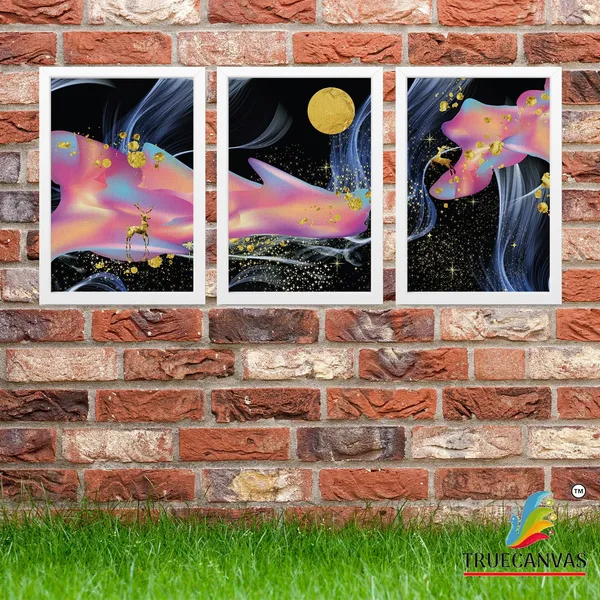 White__Abstract_Canvas_Painting_Set_Of_3_Wall_Hanging_Frame_|_For_Home,_Living_Room_Gallery_&_Office,_White,_Size_13.50_X_19.50_Inch,_Sf095
