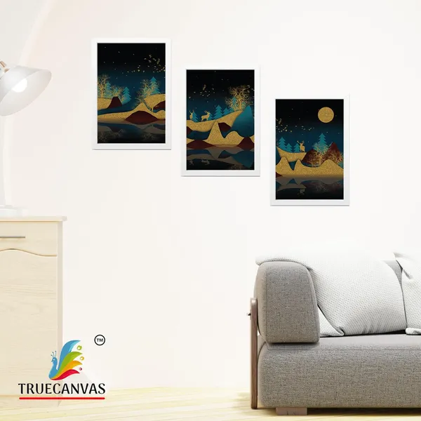 White__Abstract_Canvas_Painting_Set_Of_3_Wall_Hanging_Frame_|_For_Home,_Living_Room_Gallery_&_Office,_White,_Size_13.50_X_19.50_Inch,_Sf097