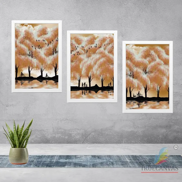 White__Abstract_Canvas_Painting_Set_Of_3_Wall_Hanging_Frame_|_For_Home,_Living_Room_Gallery_&_Office,_White,_Size_13.50_X_19.50_Inch,_Sf098