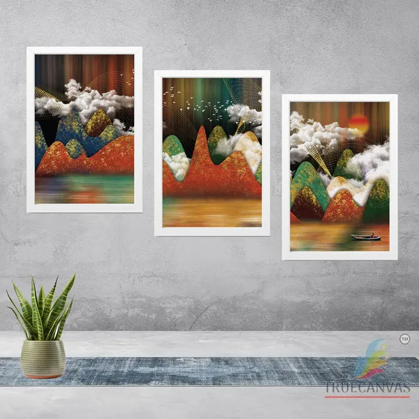 White__Abstract_Canvas_Painting_Set_Of_3_Wall_Hanging_Frame_|_For_Home,_Living_Room_Gallery_&_Office,_White,_Size_13.50_X_19.50_Inch,_Sf101