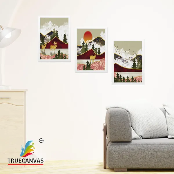 White__Abstract_Canvas_Painting_Set_Of_3_Wall_Hanging_Frame_|_For_Home,_Living_Room_Gallery_&_Office,_White,_Size_13.50_X_19.50_Inch,_Sf103