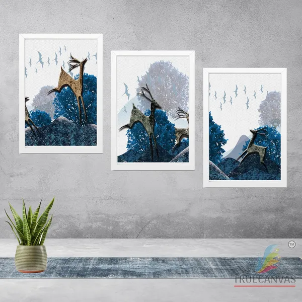 White__Abstract_Canvas_Painting_Set_Of_3_Wall_Hanging_Frame_|_For_Home,_Living_Room_Gallery_&_Office,_White,_Size_13.50_X_19.50_Inch,_Sf107