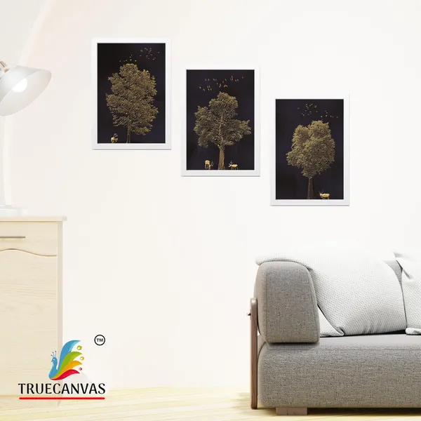White__Abstract_Canvas_Painting_Set_Of_3_Wall_Hanging_Frame_|_For_Home,_Living_Room_Gallery_&_Office,_White,_Size_13.50_X_19.50_Inch,_Sf109