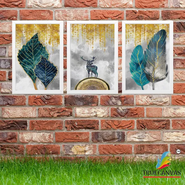 White__Abstract_Canvas_Painting_Set_Of_3_Wall_Hanging_Frame_|_For_Home,_Living_Room_Gallery_&_Office,_White,_Size_13.50_X_19.50_Inch,_Sf117