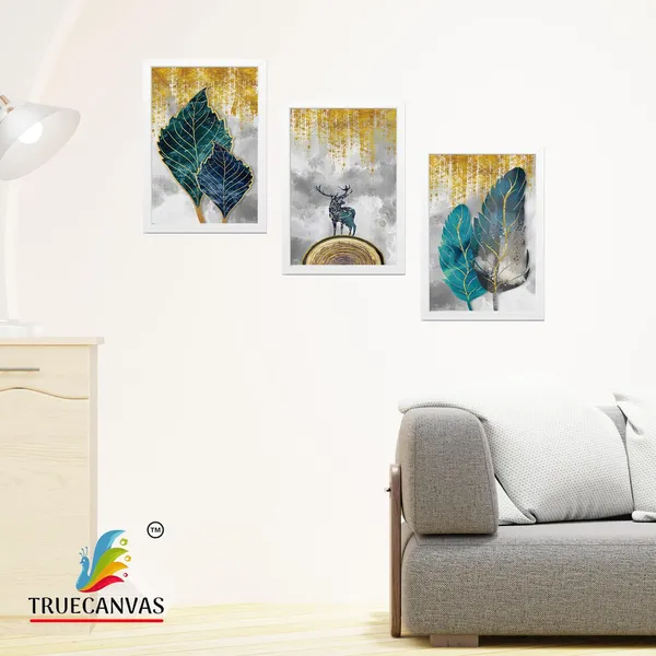 White__Abstract_Canvas_Painting_Set_Of_3_Wall_Hanging_Frame_|_For_Home,_Living_Room_Gallery_&_Office,_White,_Size_13.50_X_19.50_Inch,_Sf117