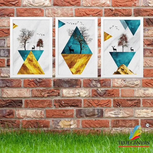 White__Abstract_Canvas_Painting_Set_Of_3_Wall_Hanging_Frame_|_For_Home,_Living_Room_Gallery_&_Office,_White,_Size_13.50_X_19.50_Inch,_Sf123