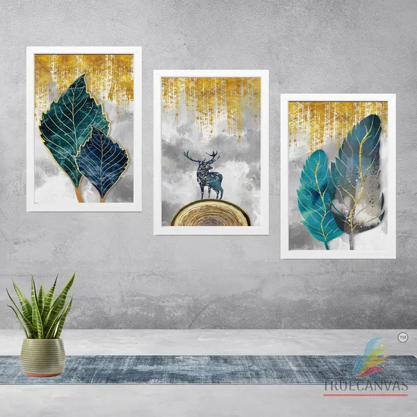 White__Abstract_Canvas_Painting_Set_Of_3_Wall_Hanging_Frame_|_For_Home,_Living_Room_Gallery_&_Office,_White,_Size_13.50_X_19.50_Inch,_Sf124