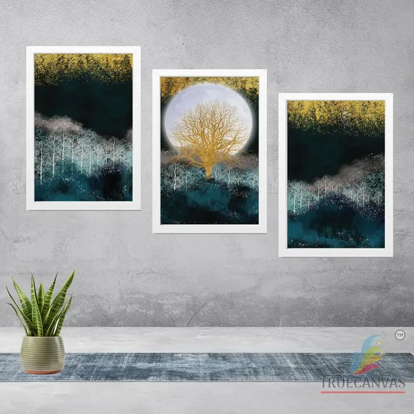 White__Abstract_Canvas_Painting_Set_Of_3_Wall_Hanging_Frame_|_For_Home,_Living_Room_Gallery_&_Office,_White,_Size_13.50_X_19.50_Inch,_Sf128