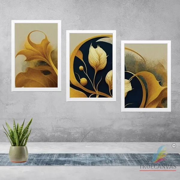 White__Abstract_Canvas_Painting_Set_Of_3_Wall_Hanging_Frame_|_For_Home,_Living_Room_Gallery_&_Office,_White,_Size_13.50_X_19.50_Inch,_Sf138