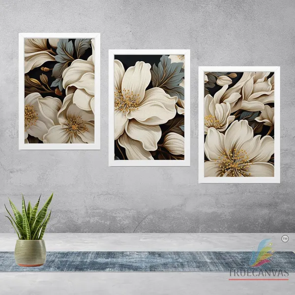 White__Abstract_Canvas_Painting_Set_Of_3_Wall_Hanging_Frame_|_For_Home,_Living_Room_Gallery_&_Office,_White,_Size_13.50_X_19.50_Inch,_Sf141