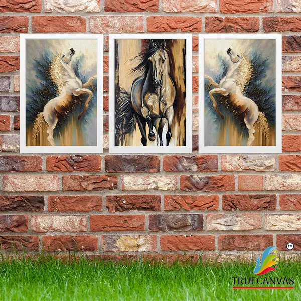 White__Abstract_Canvas_Painting_Set_Of_3_Wall_Hanging_Frame_|_For_Home,_Living_Room_Gallery_&_Office,_White,_Size_13.50_X_19.50_Inch,_Sf145