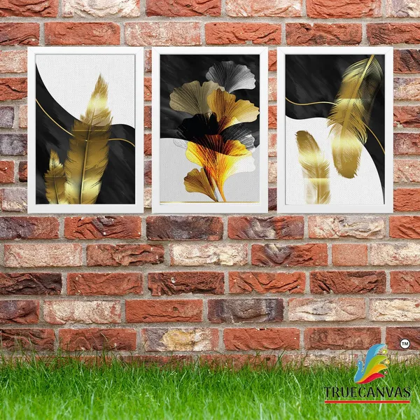 White__Abstract_Canvas_Painting_Set_Of_3_Wall_Hanging_Frame_|_For_Home,_Living_Room_Gallery_&_Office,_White,_Size_13.50_X_19.50_Inch,_Sf154