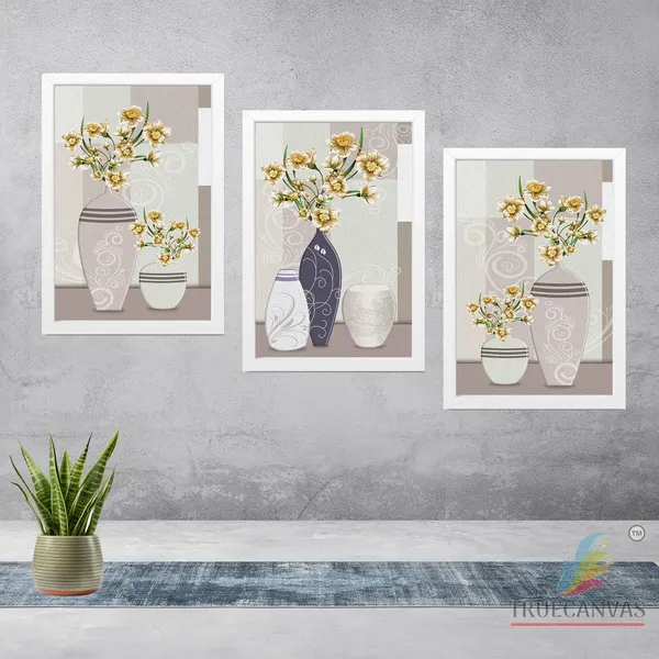 White__Abstract_Canvas_Painting_Set_Of_3_Wall_Hanging_Frame_|_For_Home,_Living_Room_Gallery_&_Office,_White,_Size_13.50_X_19.50_Inch,_Sf156