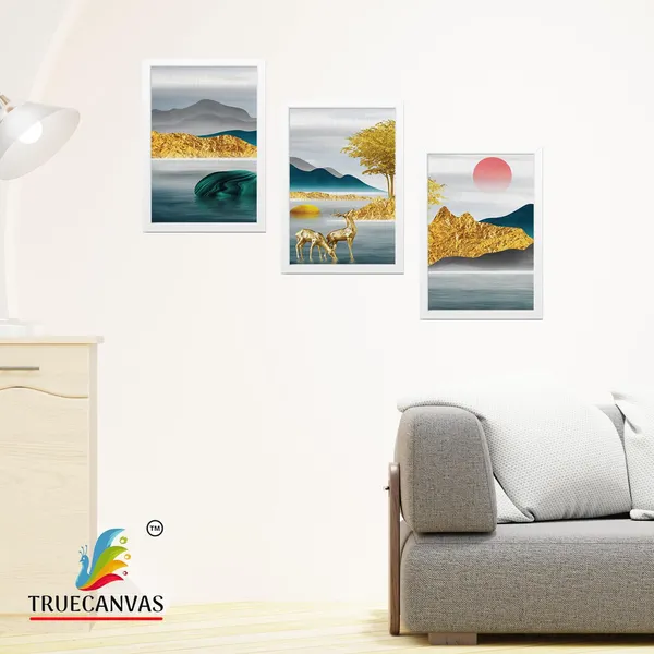 White__Abstract_Canvas_Painting_Set_Of_3_Wall_Hanging_Frame_|_For_Home,_Living_Room_Gallery_&_Office,_White,_Size_13.50_X_19.50_Inch,_Sf158